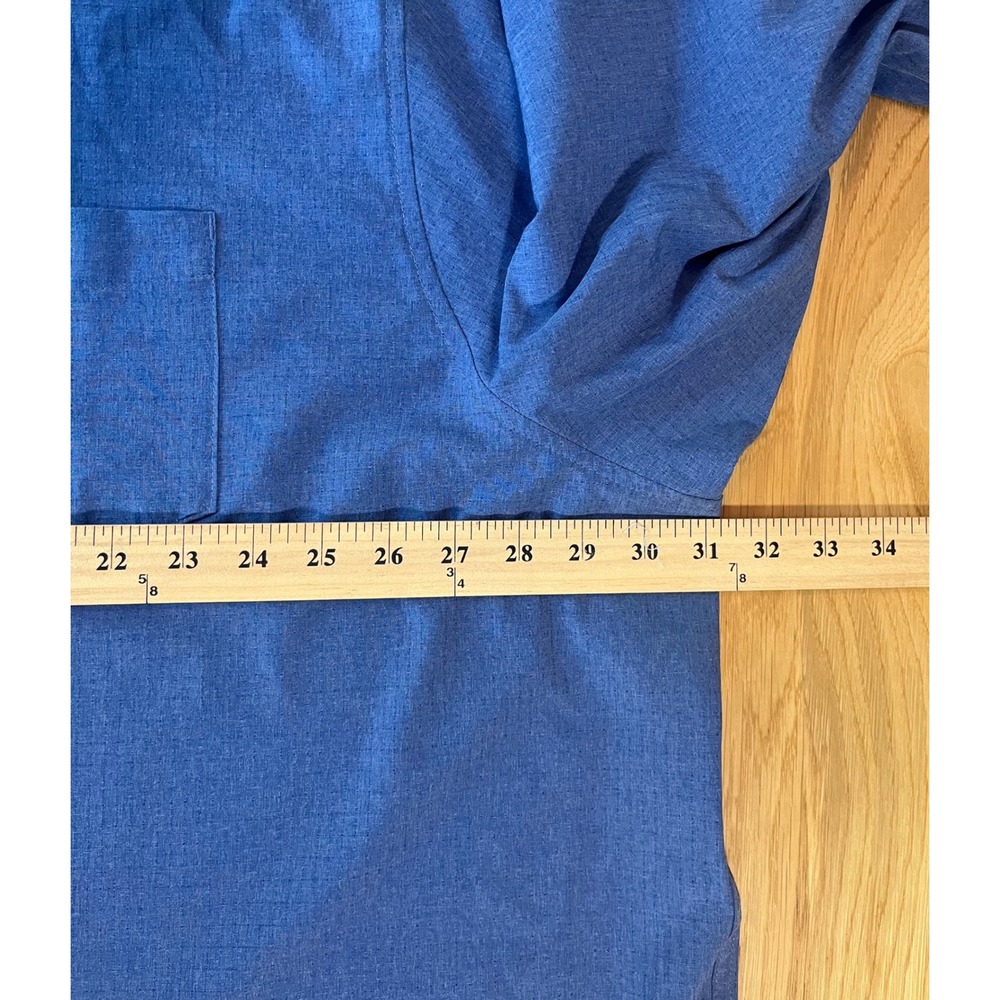 Tommy Bahama IslandZone Button Down Mens 3XLB Blue Coastal Travel Shirt - Picture 8 of 10